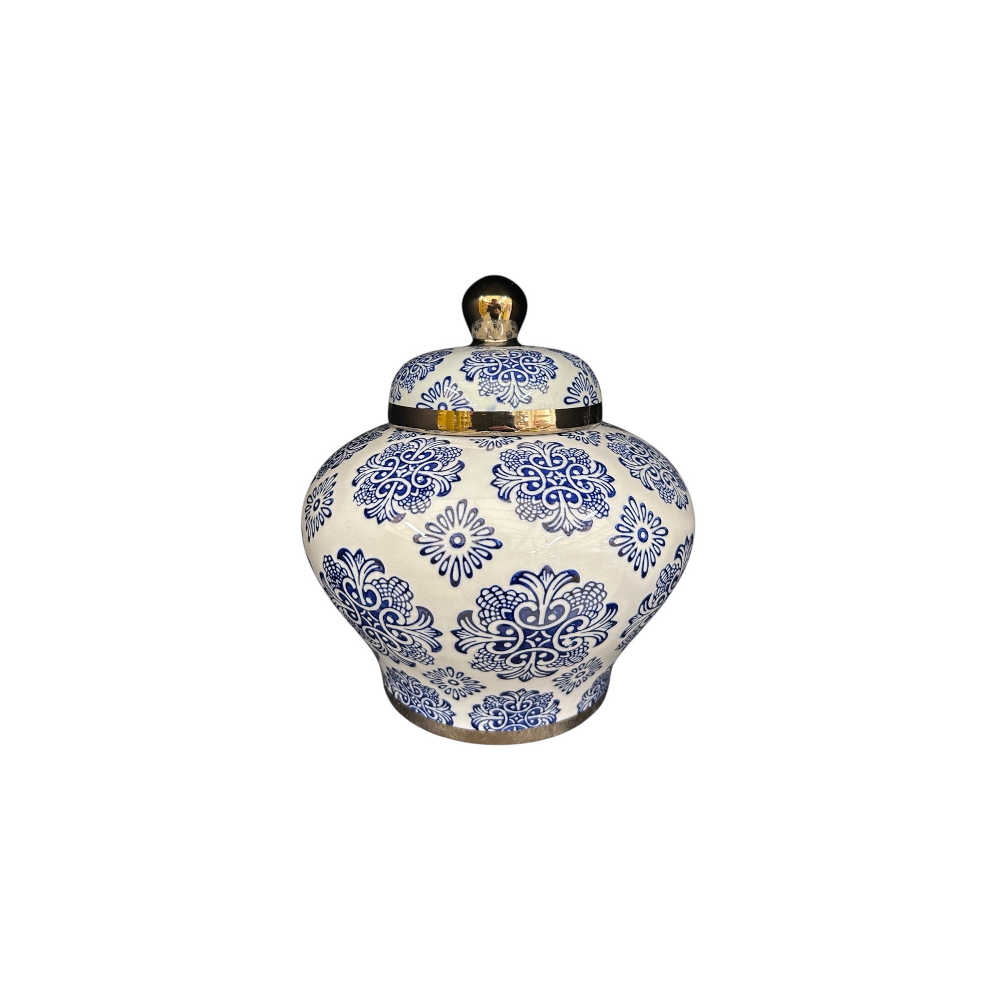 Blue and White Porcelain Flower Jar(For Kitchen Home)