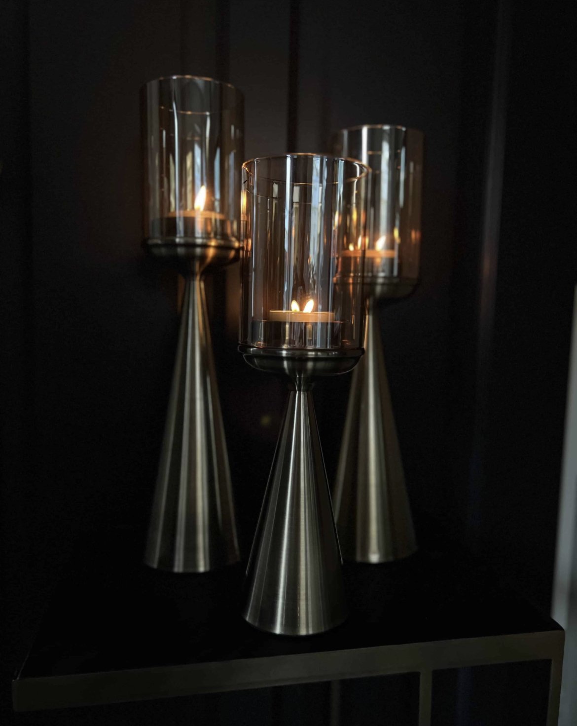 KANDELAAR | GLAS | GOUD 10044 small