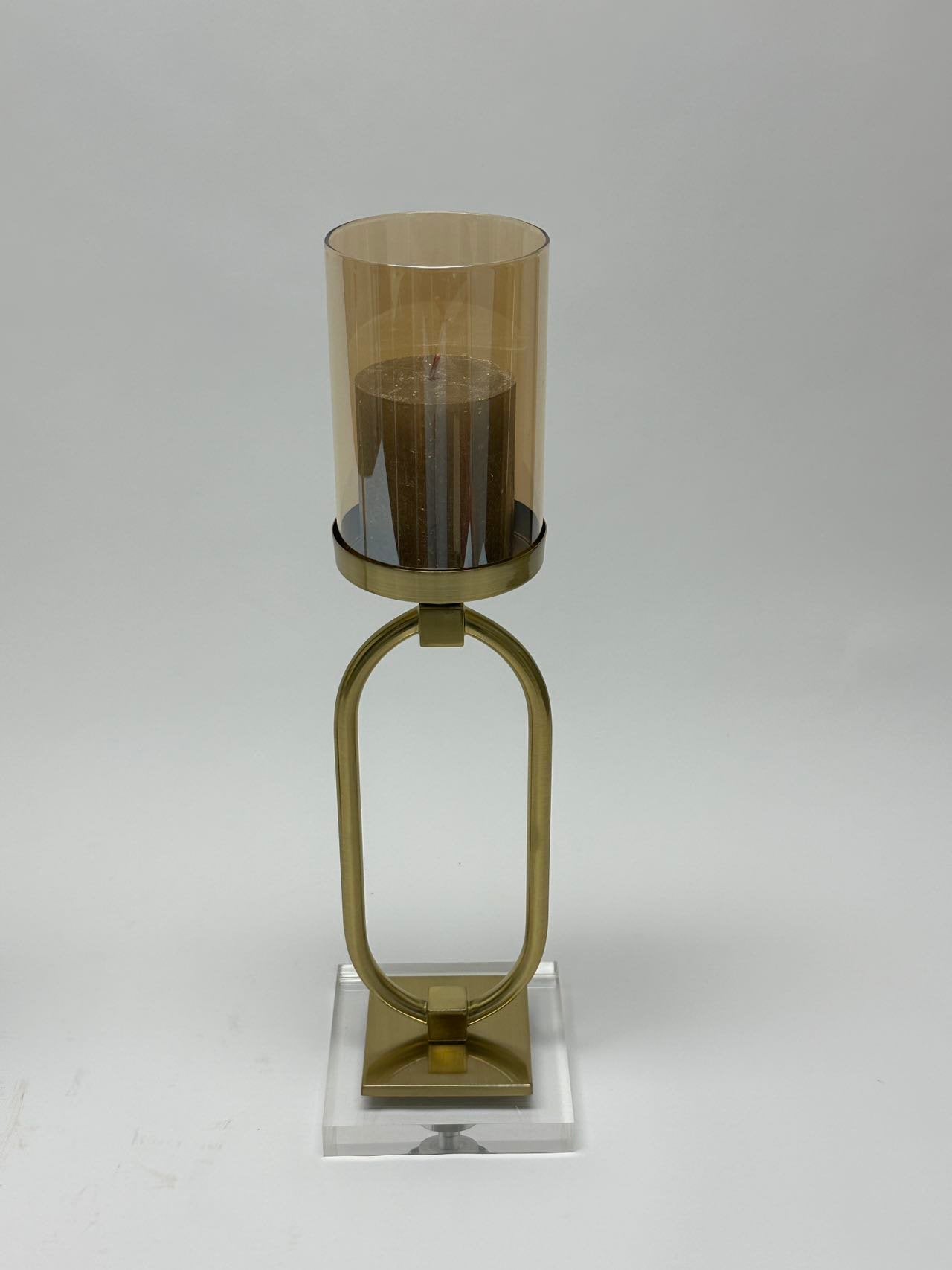 KANDELAAR | GLAS | GOUD ZH01 Big