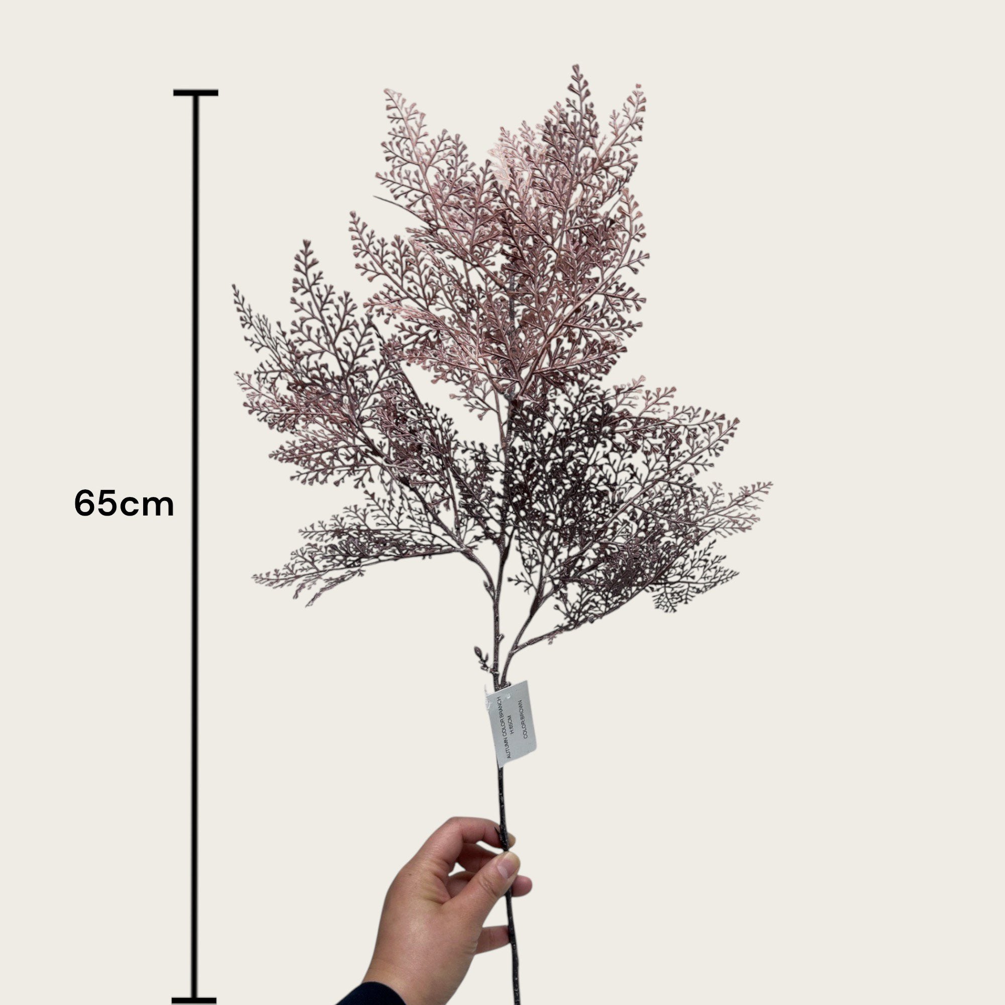Herfstserie Perzische bladeren | Zijden kunstbloem | Lengte 65cm 1pcs