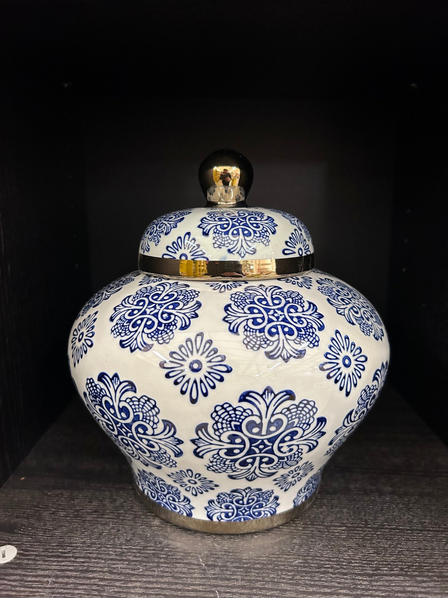 Blue and White Porcelain Flower Jar(For Kitchen Home)