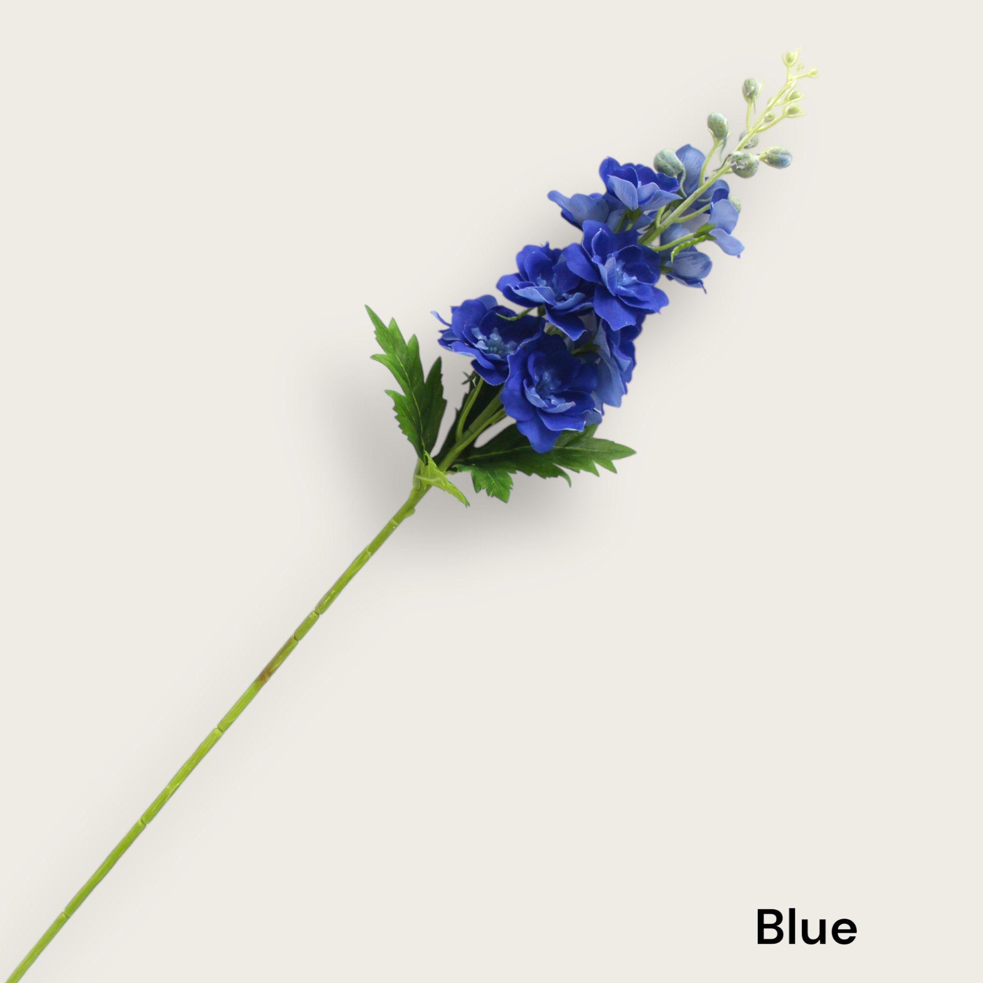 Ridderspoor Blue| Zijden kunstbloem | Lengte 72cm 1pcs
