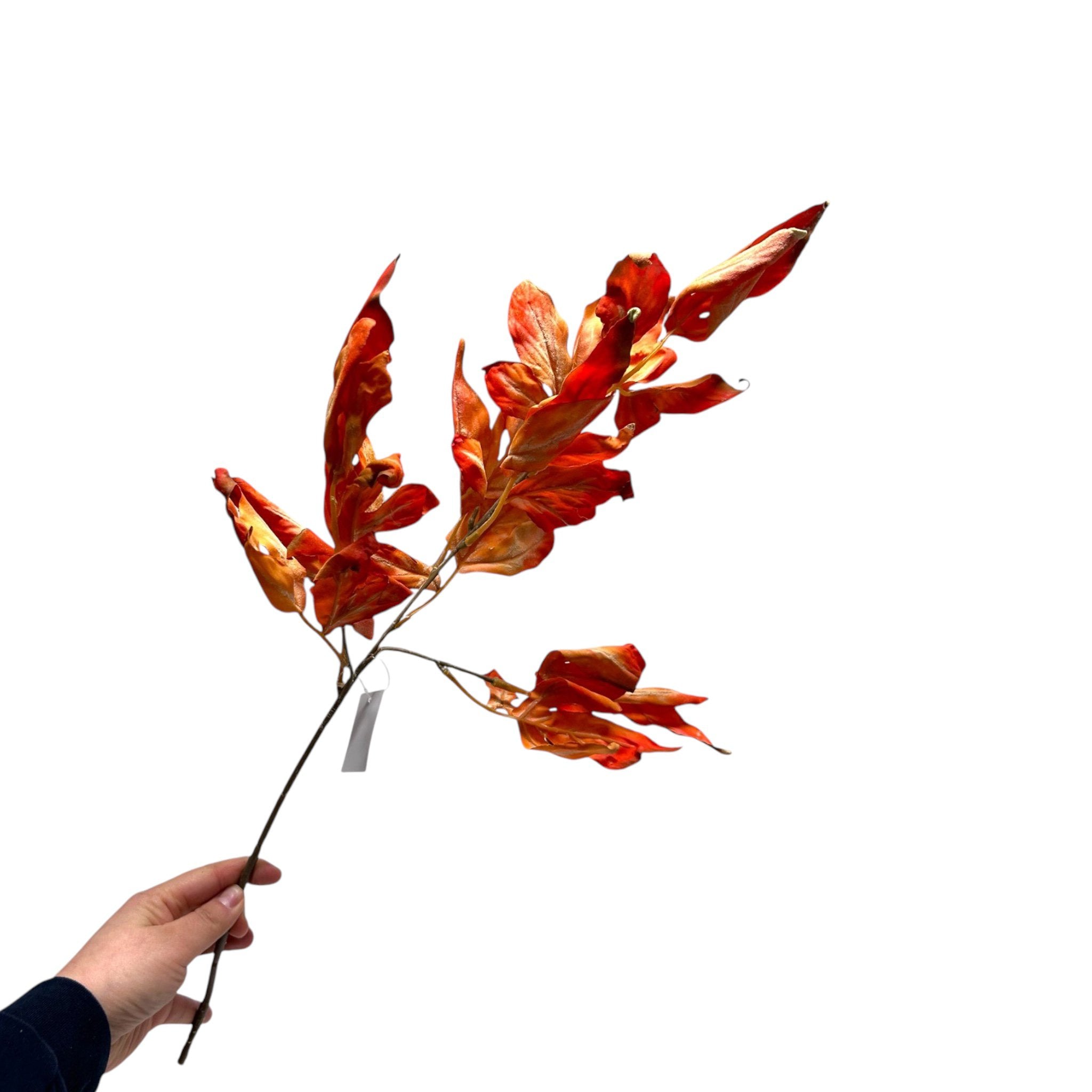 Herfstserie Yellow Bladeren | Zijden kunstbloem | Lengte 66cm 1pcs
