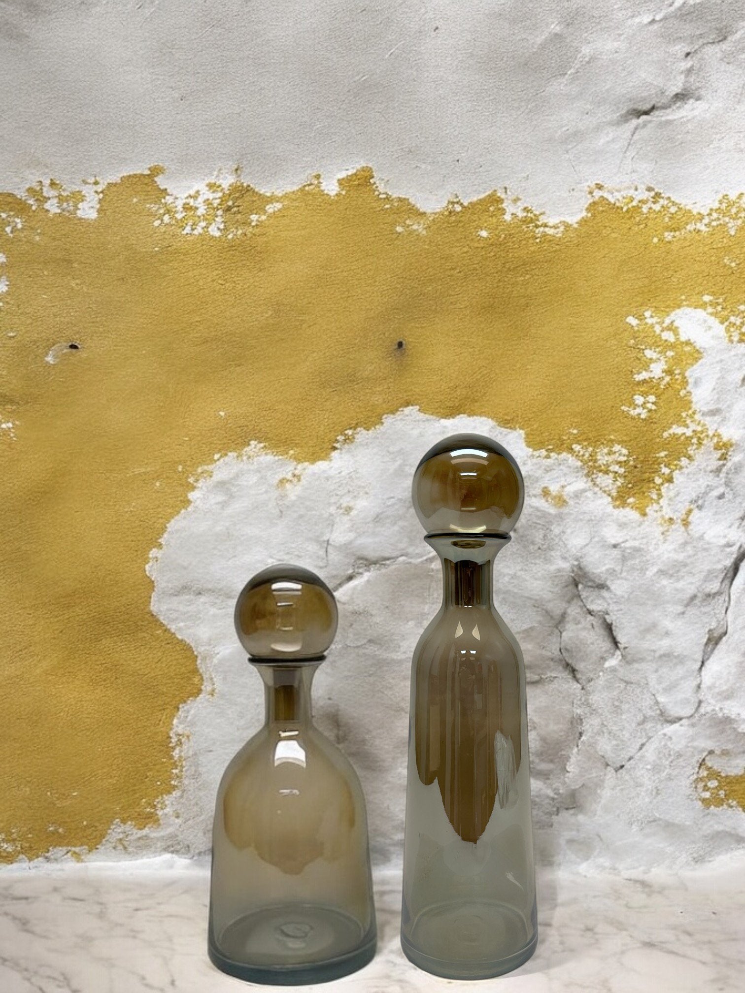 Amber glass bottles 12025 B middel