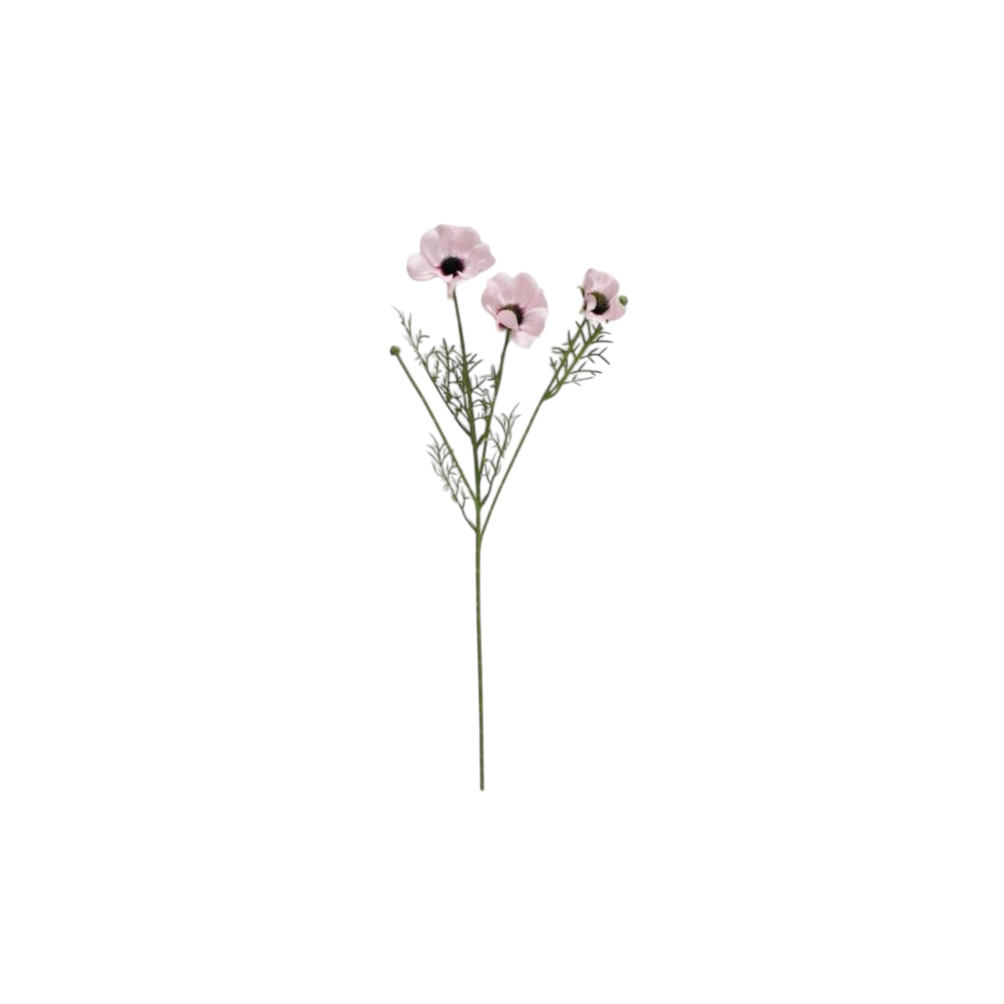 3D real touch chrysanthemum pink | Zijden kunstbloem | Lengte 52cm 1pcs