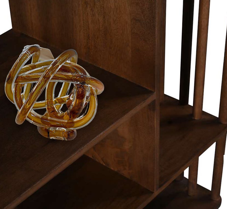 Yellow Glass knot(L :16cm)