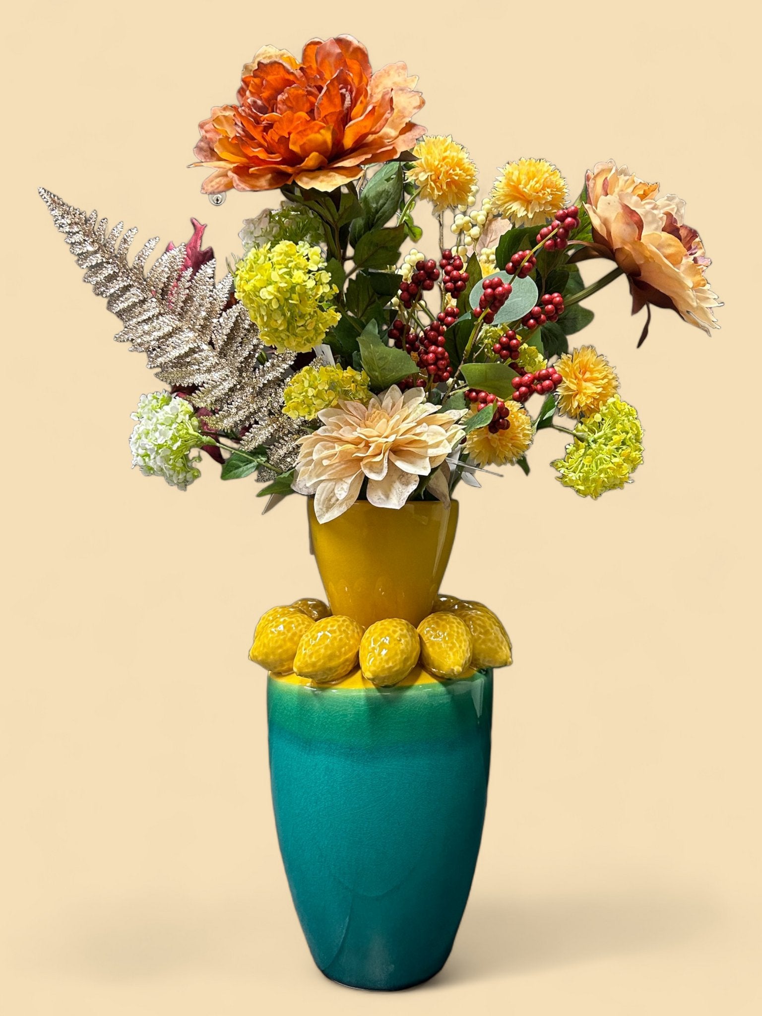 Hand Made Lemon Juice Vase H:37cm