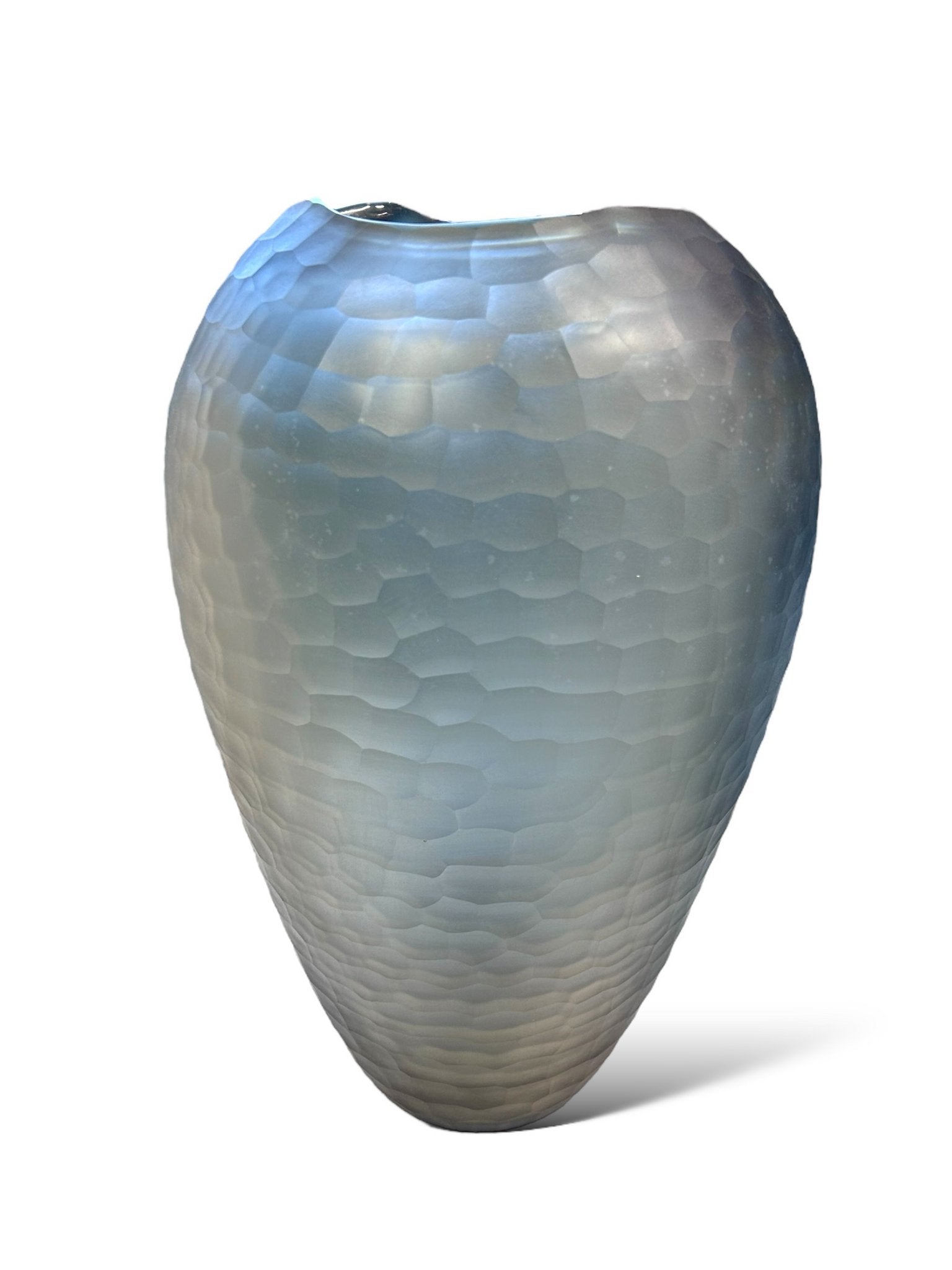 Large Smoked Gray Vase(fish scale)