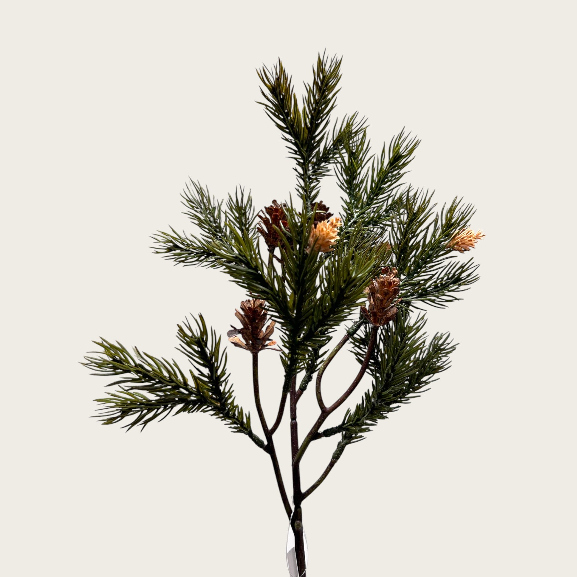 Pine Boomtak | Zijden kunstbloem | Lengte 49cm 1pcs