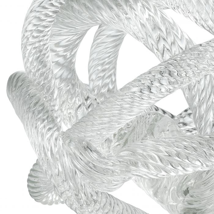 Small knotted glass sculpture (S) Diameter 10cm