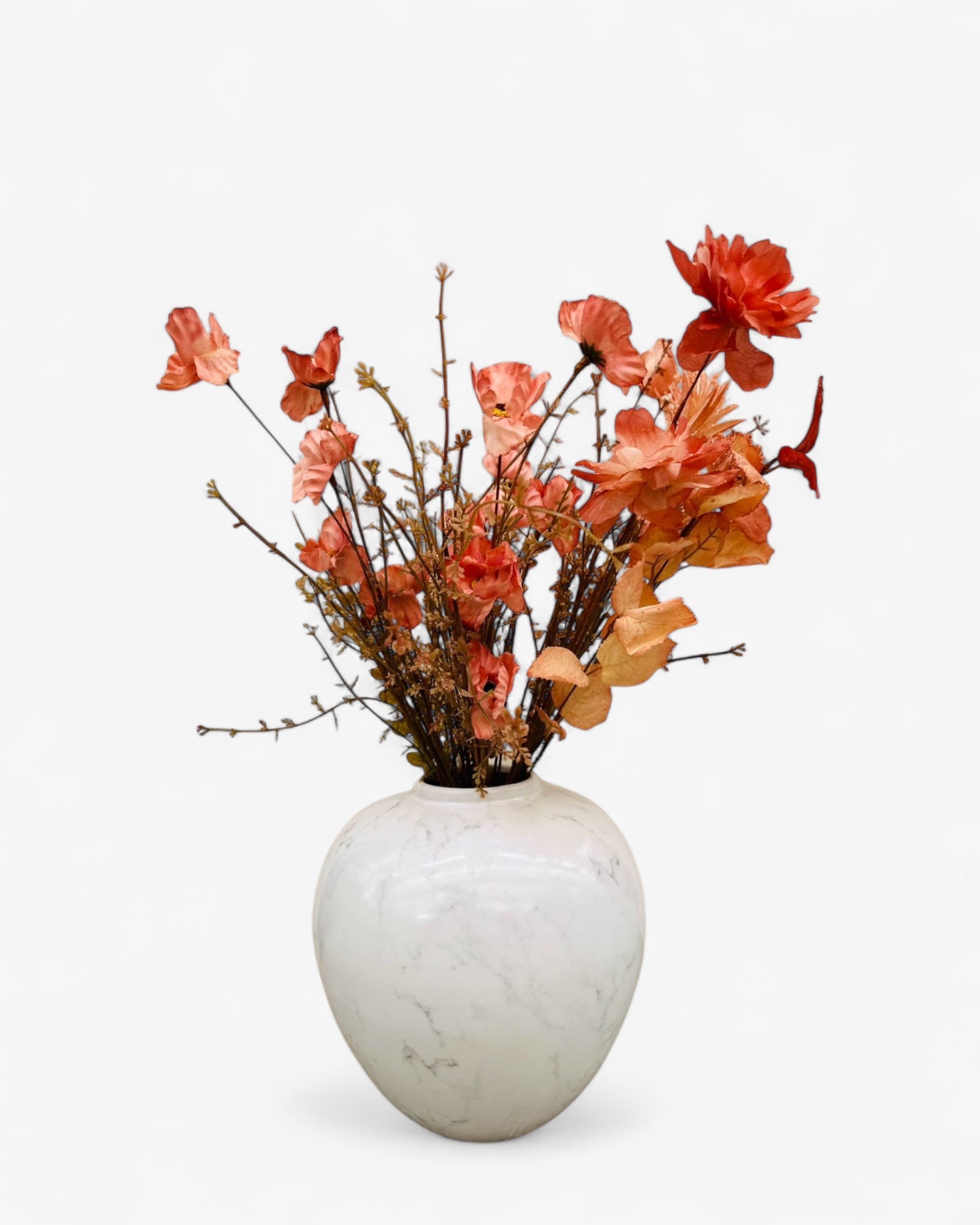 Zijden Bloemen met American porcelain ginger jar by mid-20th century Big H*28W*25