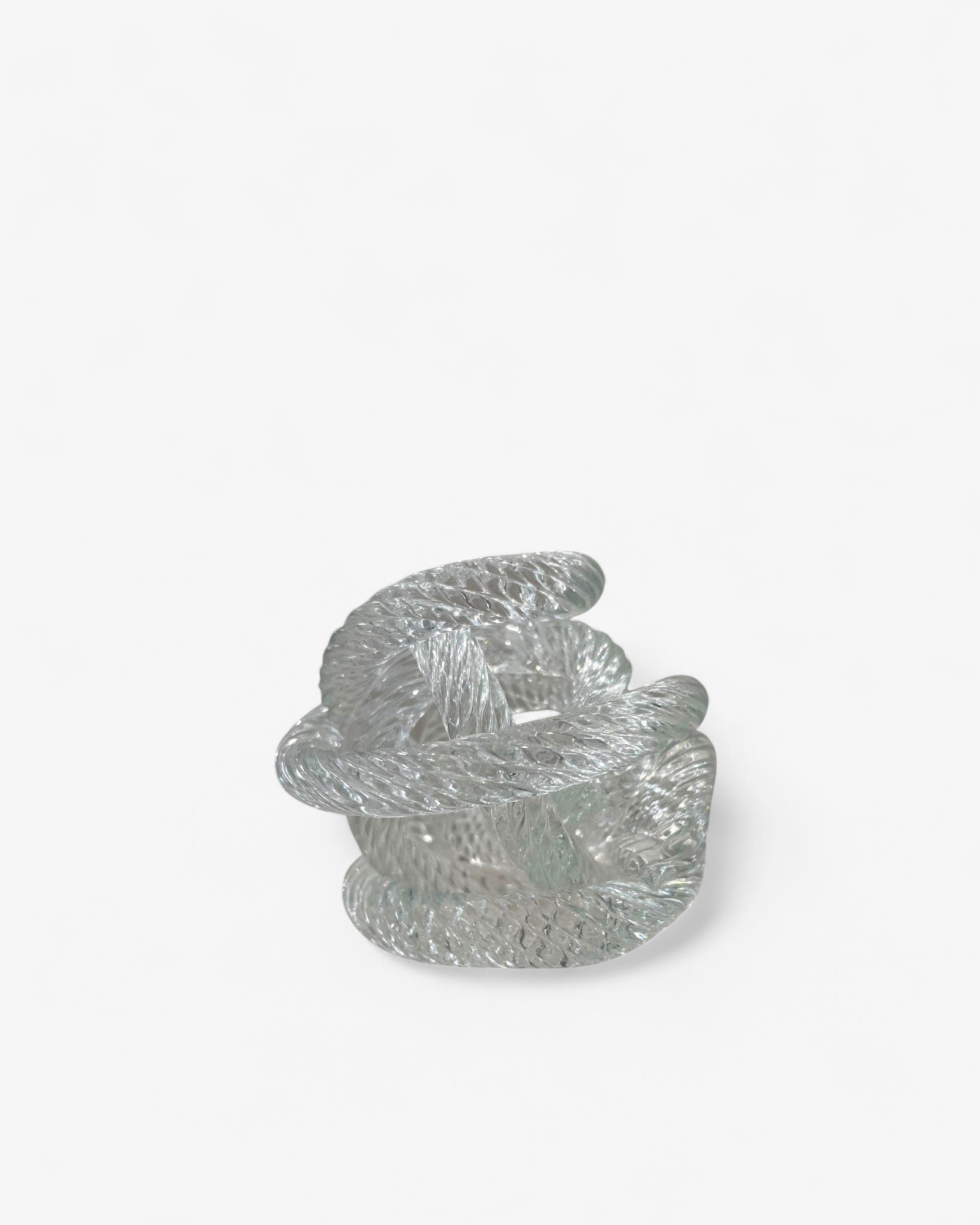 Small knotted glass sculpture (S) Diameter 10cm