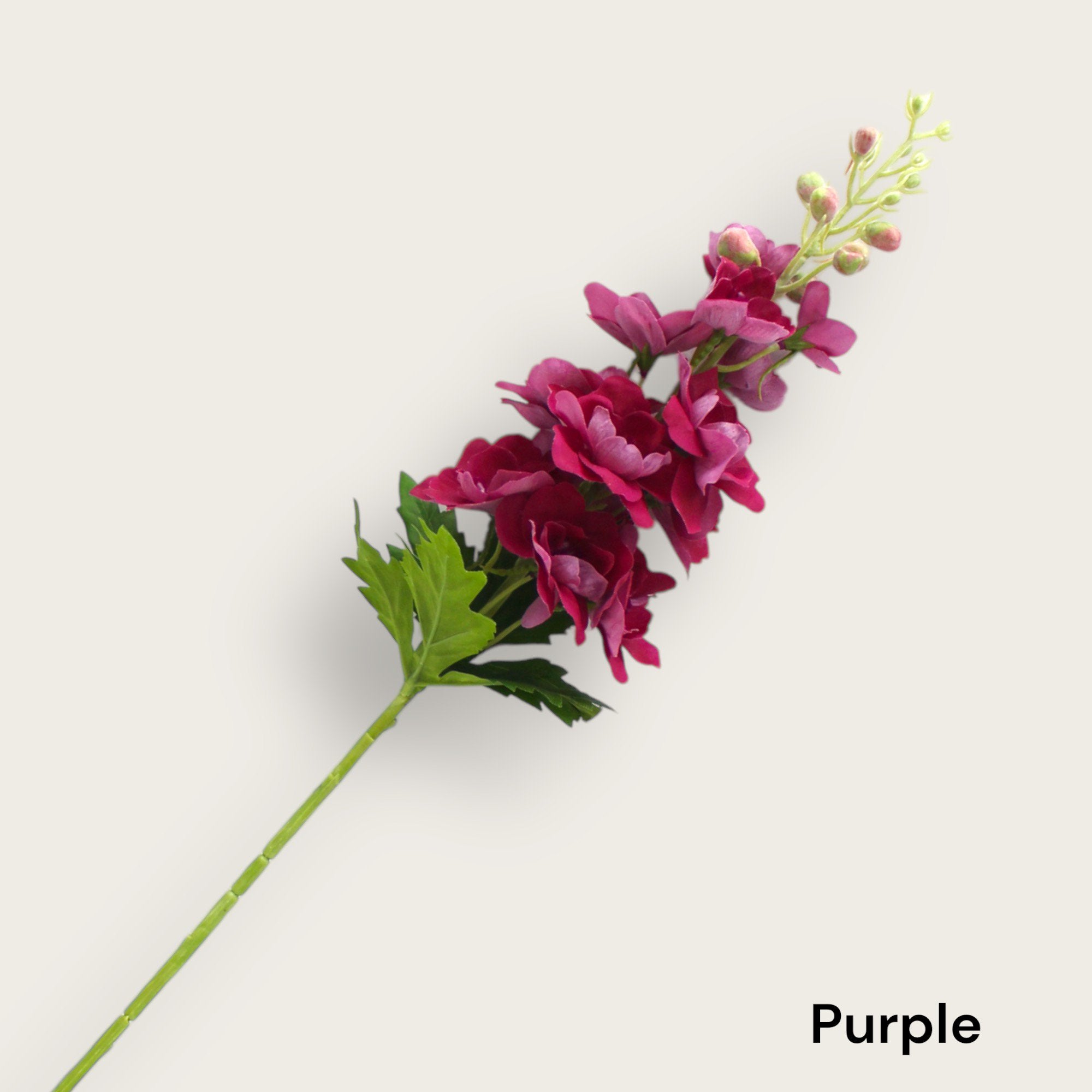 Ridderspoor Paars| Zijden kunstbloem | Lengte 72cm 1pcs
