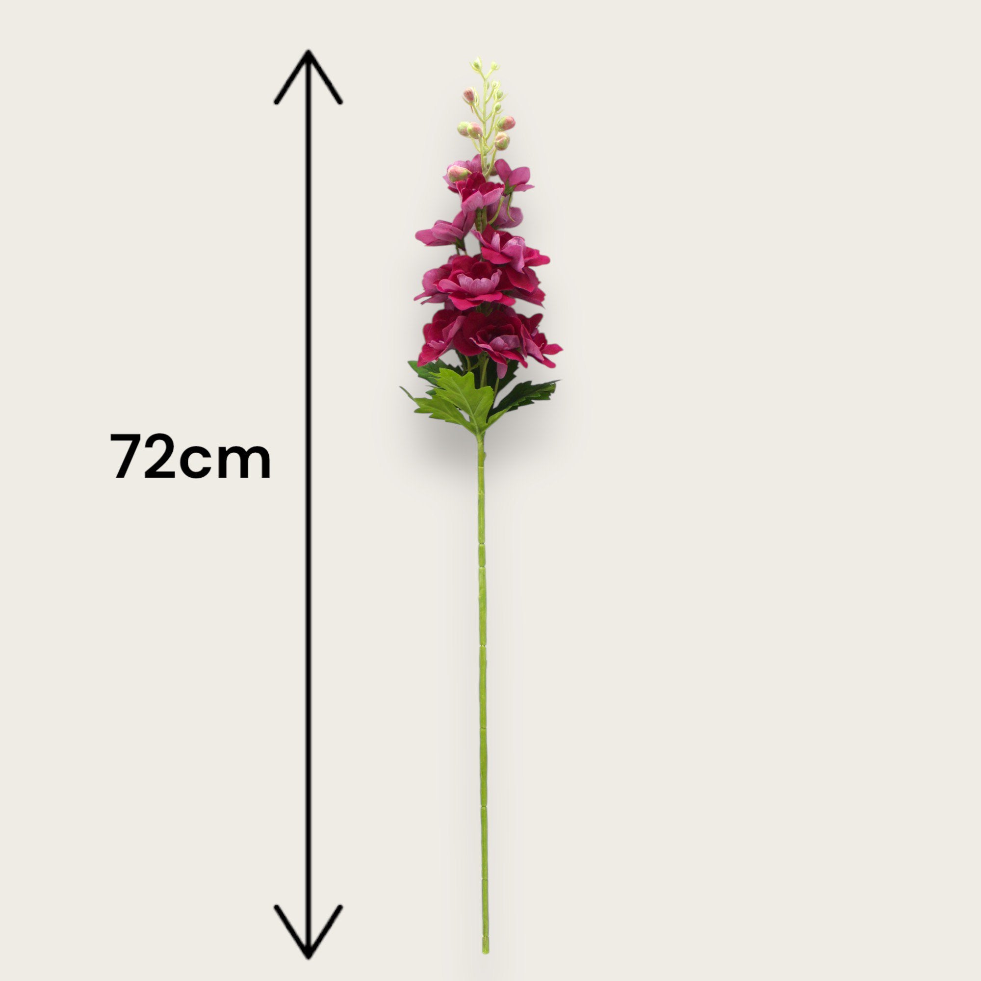 Ridderspoor Paars| Zijden kunstbloem | Lengte 72cm 1pcs