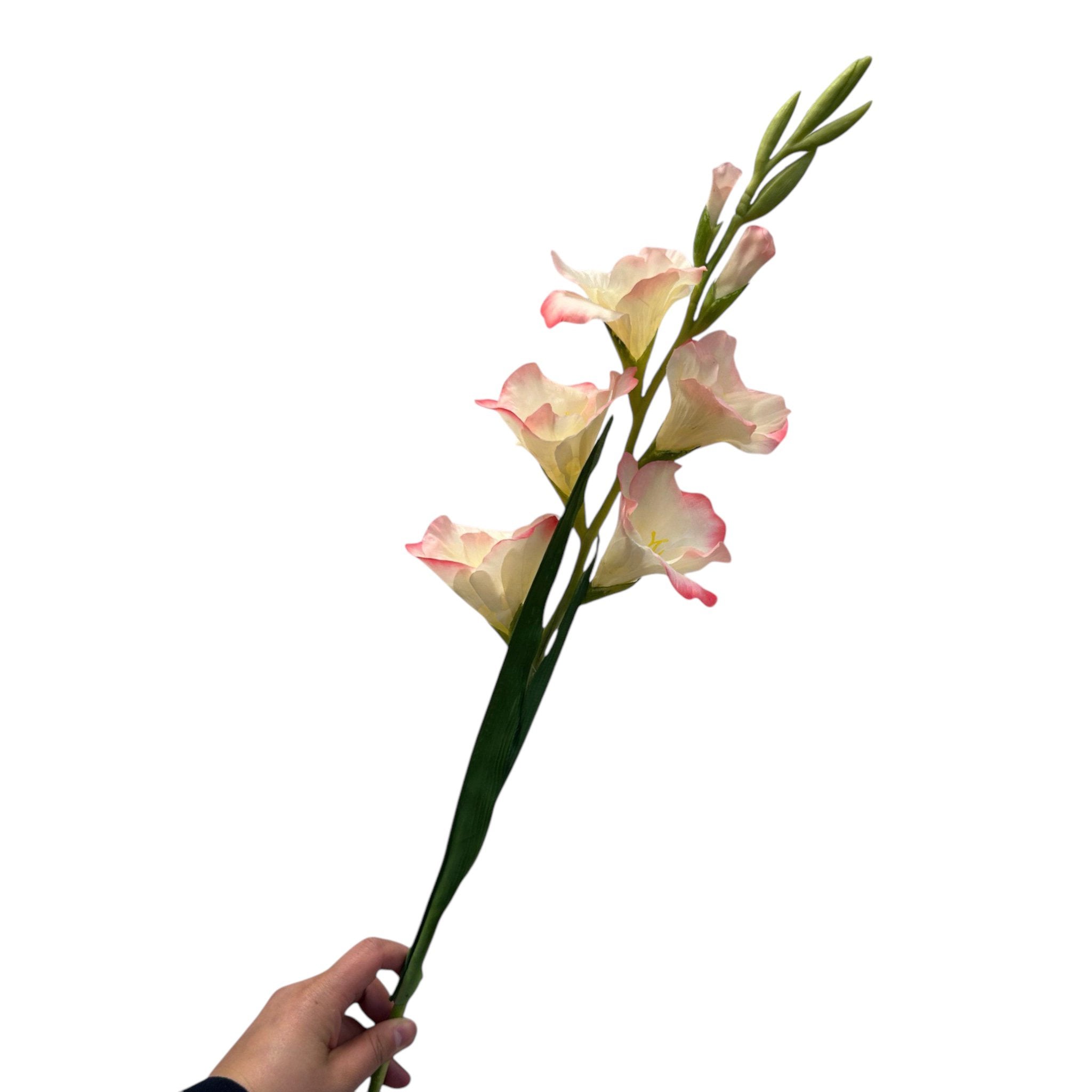 Geurende gladiolen | Zijden kunstbloem | Lengte 91cm 1pcs Pink