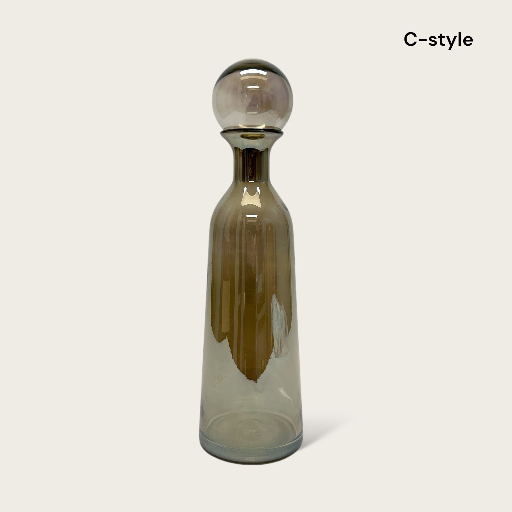 Amber glass bottles 12025 B middel
