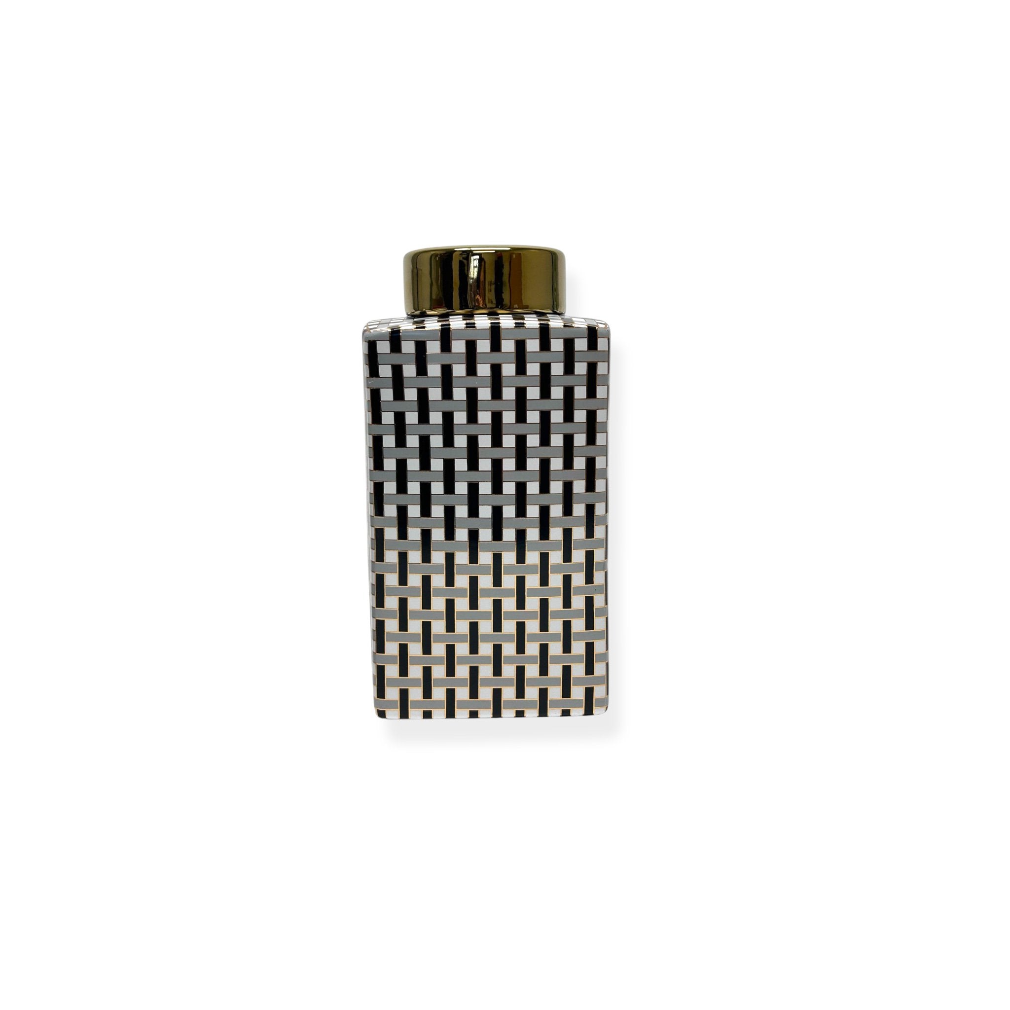 Golden Canister with Lid B style