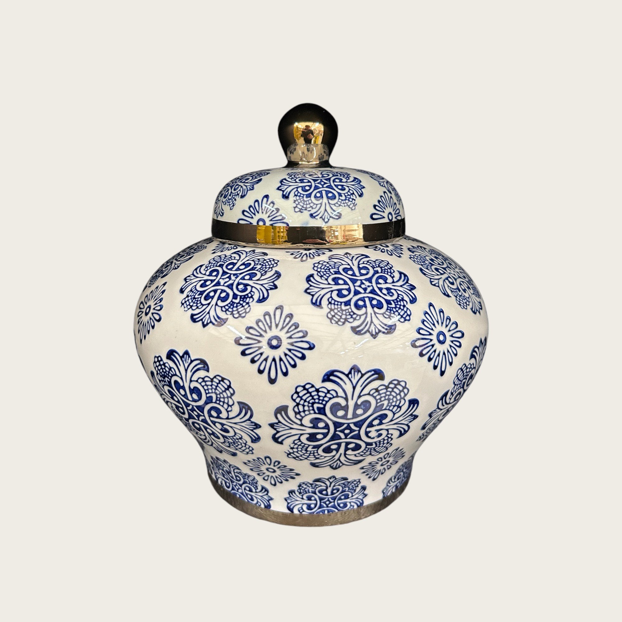 Blue and White  Porcelain Flower Jar(For Kitchen Home)