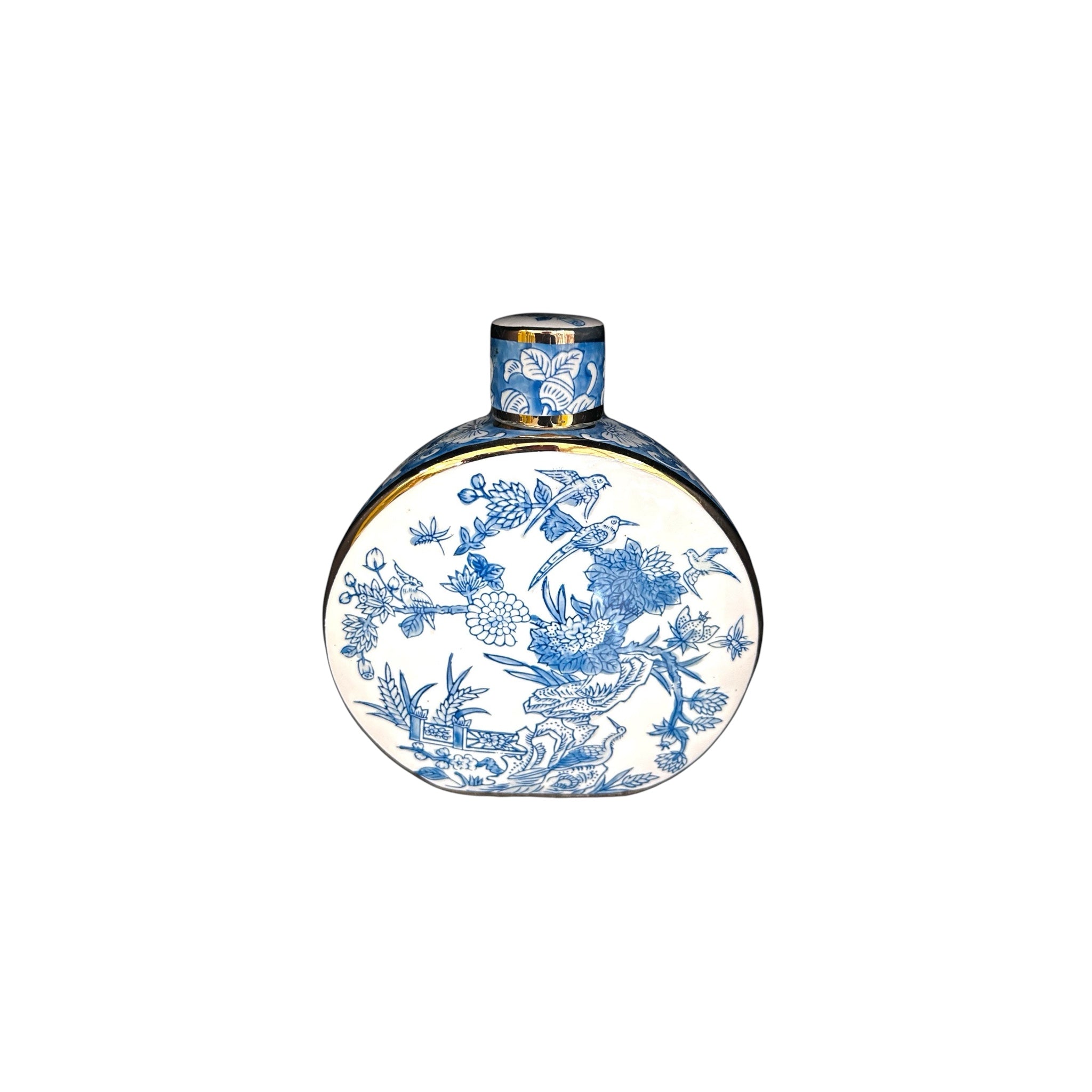 Nieuwe Chinese stijl, oosterse Parijse Delfts blauwe porselein vazen/lage stijl