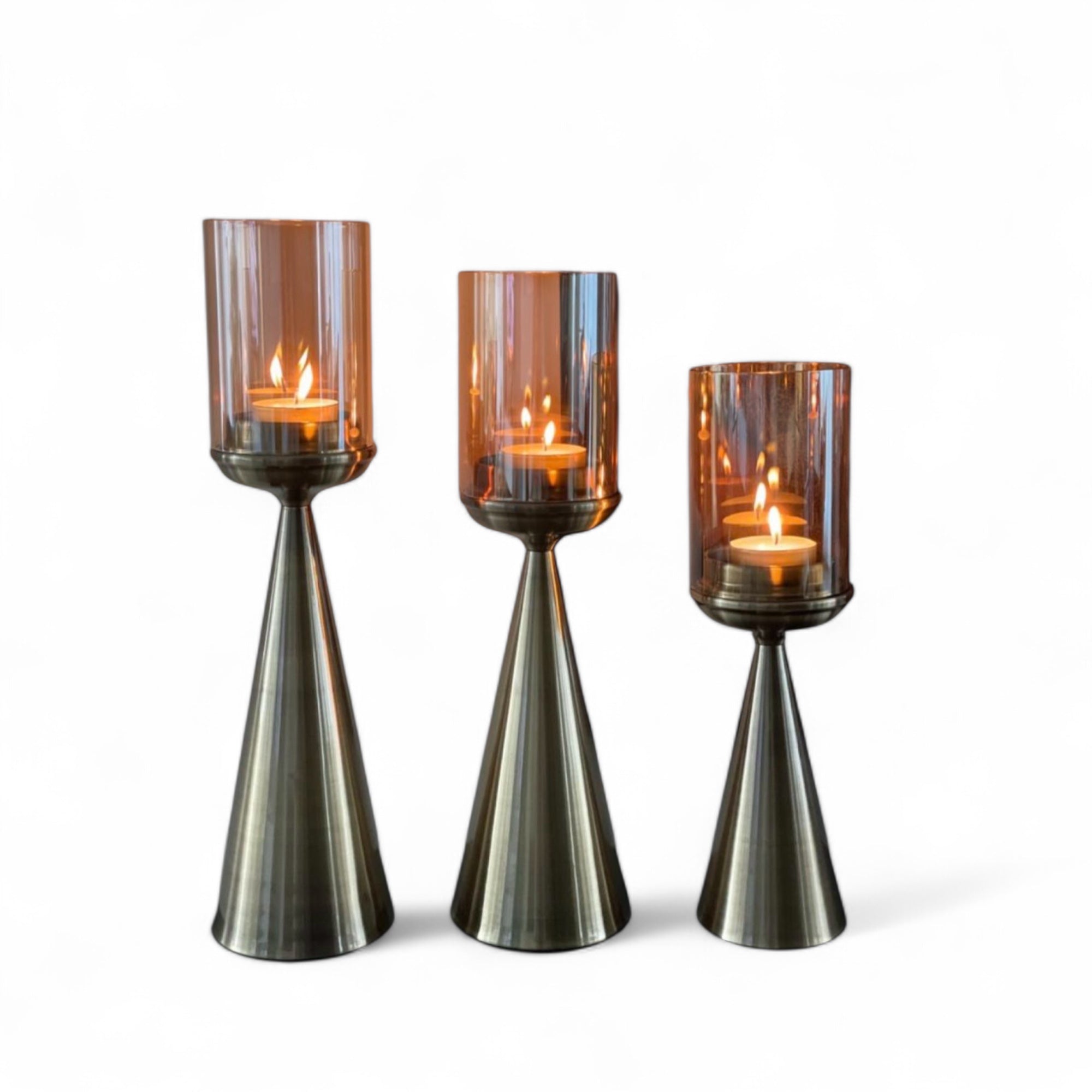 KANDELAAR | GLAS | GOUD 10044 small