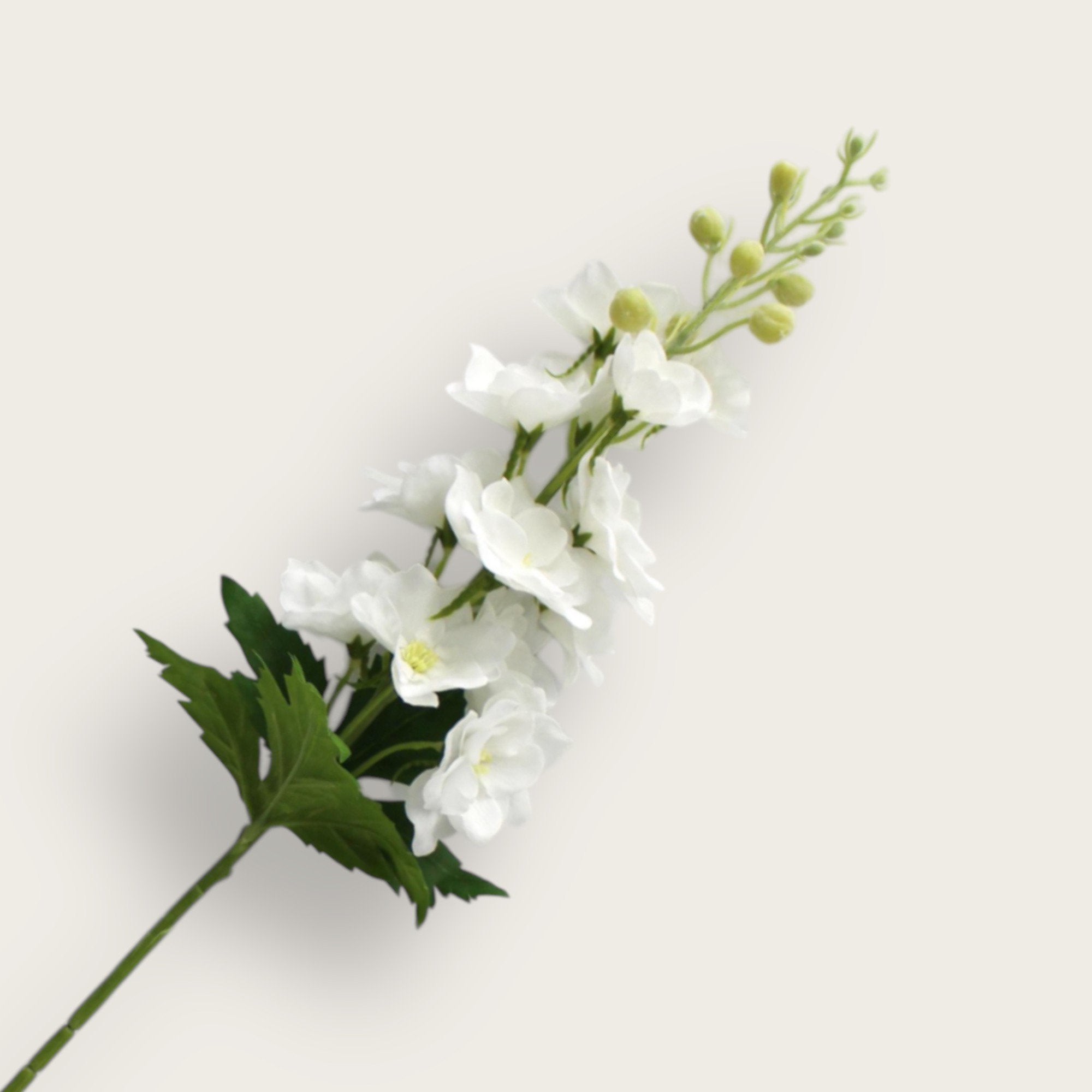 Ridderspoor White| Zijden kunstbloem | Lengte 72cm  1pcs