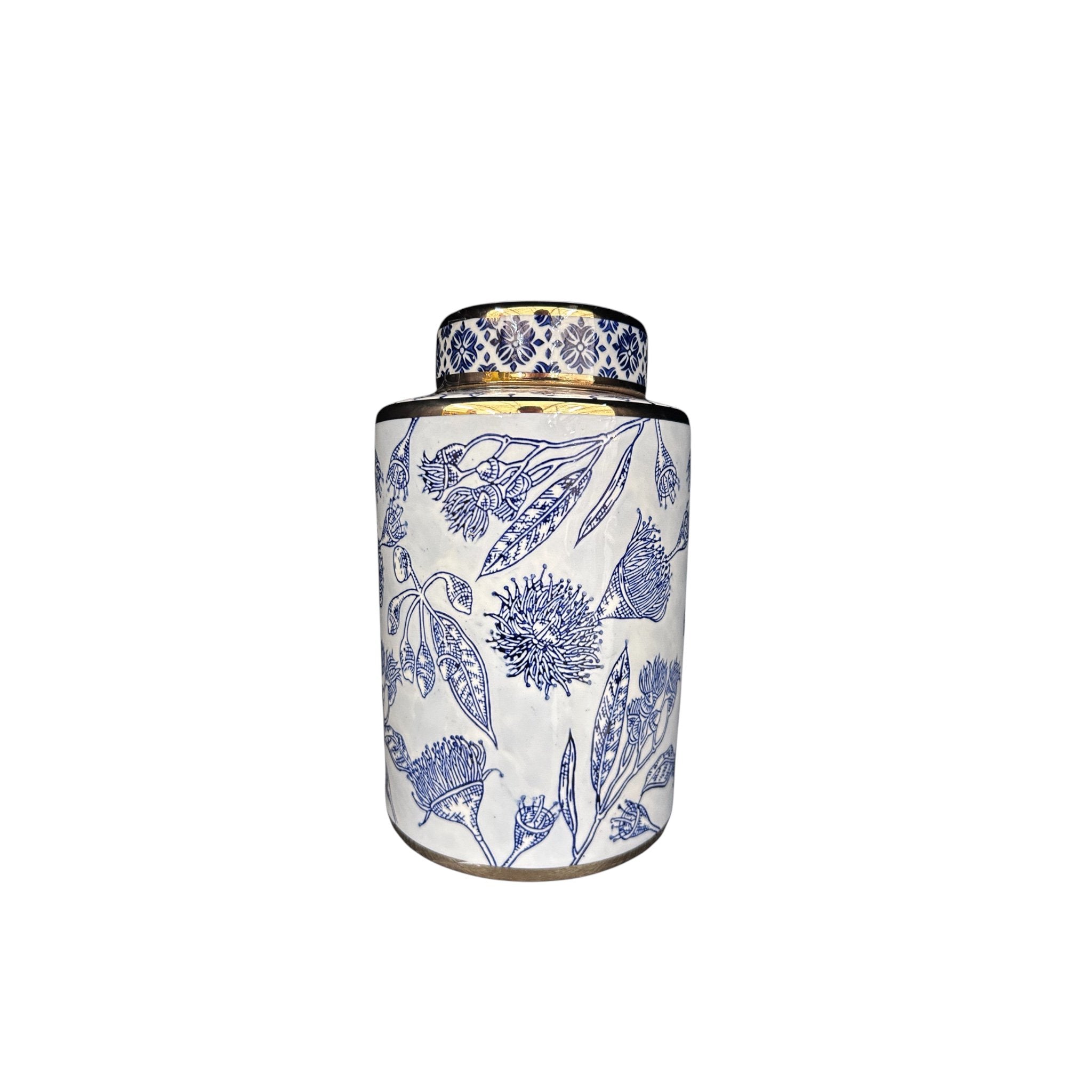 Blue and White  Porcelain Flower Vase (B-style)