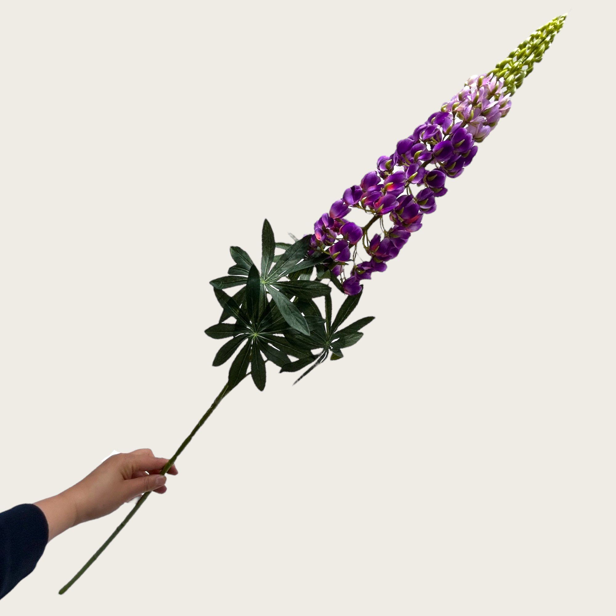 Lupinus micranthus Zijden kunstbloem | Lengte 105cm